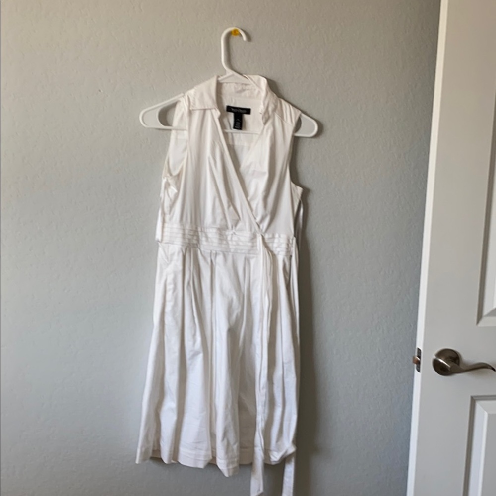 A white dress from White House Black Market